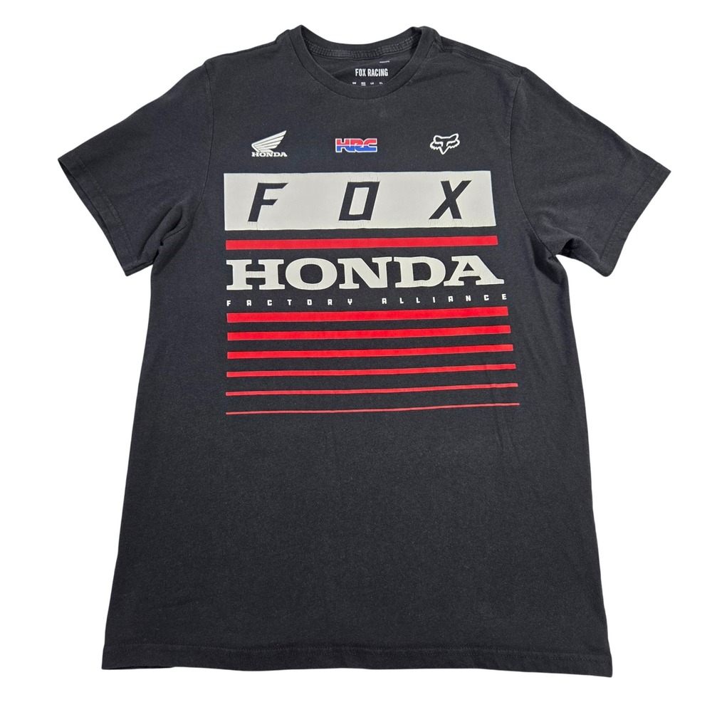 Y2k Fox Racing Honda Factory Alliance Mens M Shirt Motocross Racing Grunge Punk